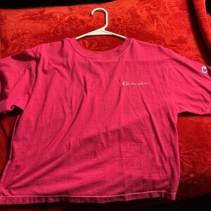 Champion Women’s Pink Cropped T-Shirt